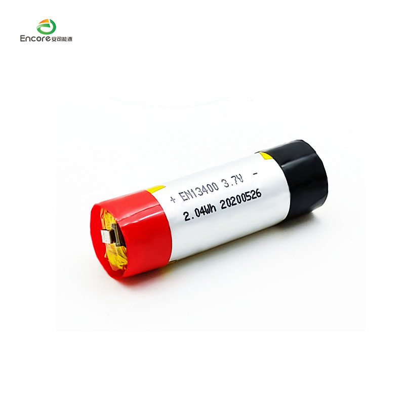 13400 Zylindrischer 550-mAh-Lipo-Akku