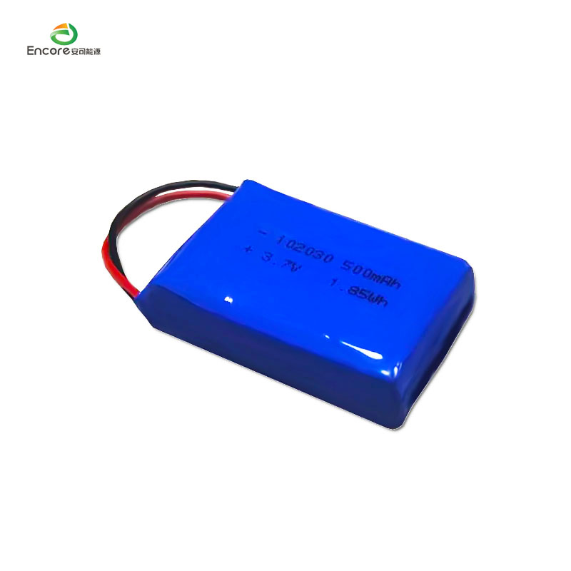 3,7 V 500 mAh 1,85 Wh Lipo-Akku