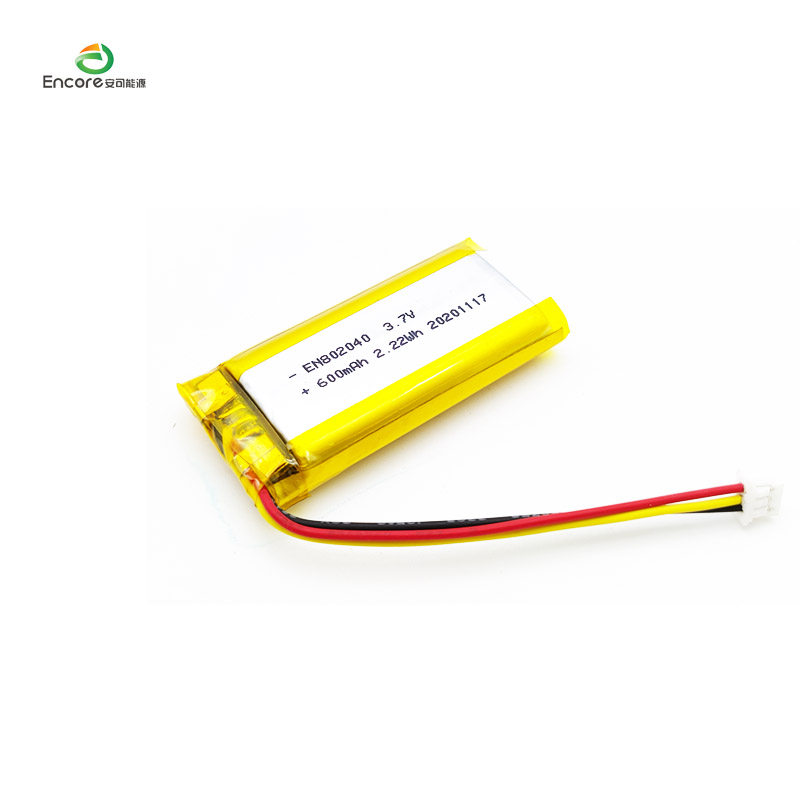 3,7 V 600 mAh 2,22 Wh Li-Ionen-Akku