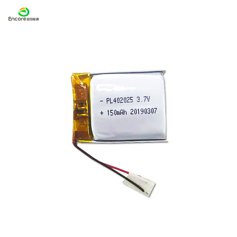 402025 150 mAh 3,7 V wiederaufladbarer Lipo-Akku