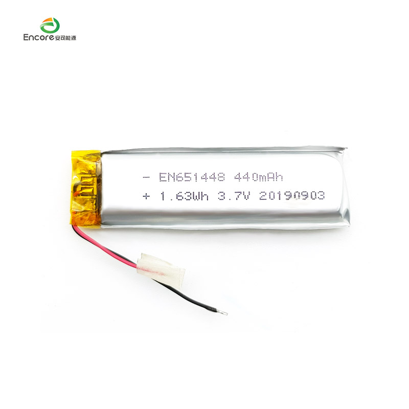 651448 450 mAh 3,7 V Lipo-Akku