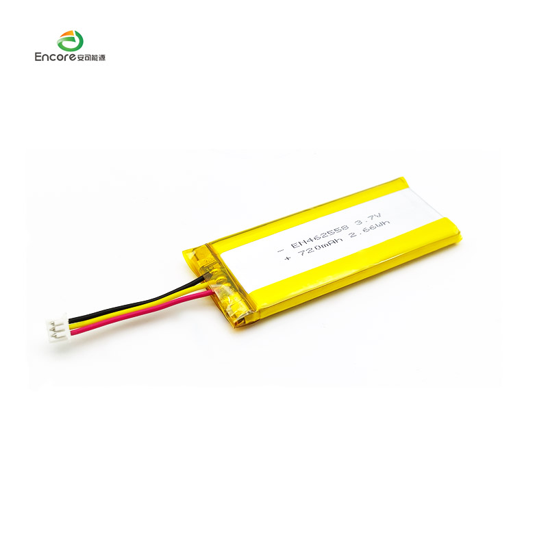 720 mAh Lithium-Ionen-wiederaufladbarer Lipo-Lithium-Polymer-Akku