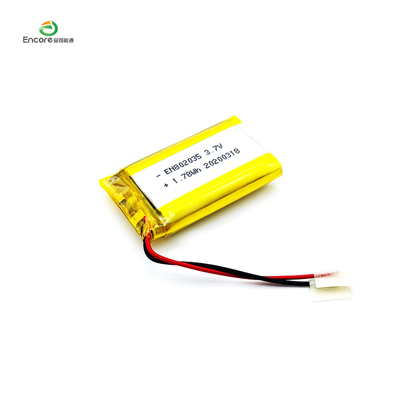 802035 3,7 V 480 mAh Li-Polymer-Akku