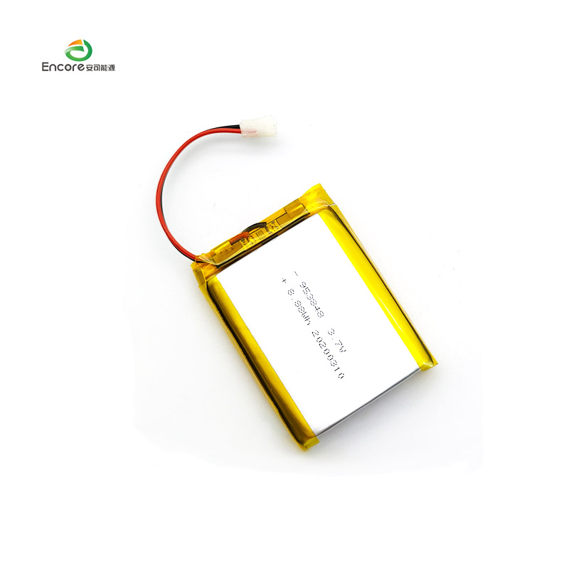 953848 2400 mAh 3,7 V wiederaufladbare Lipozelle